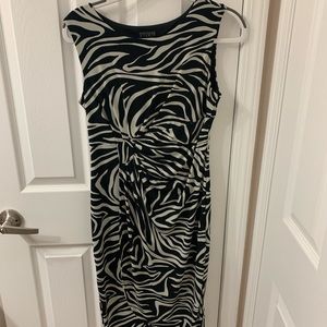 Zebra print dress